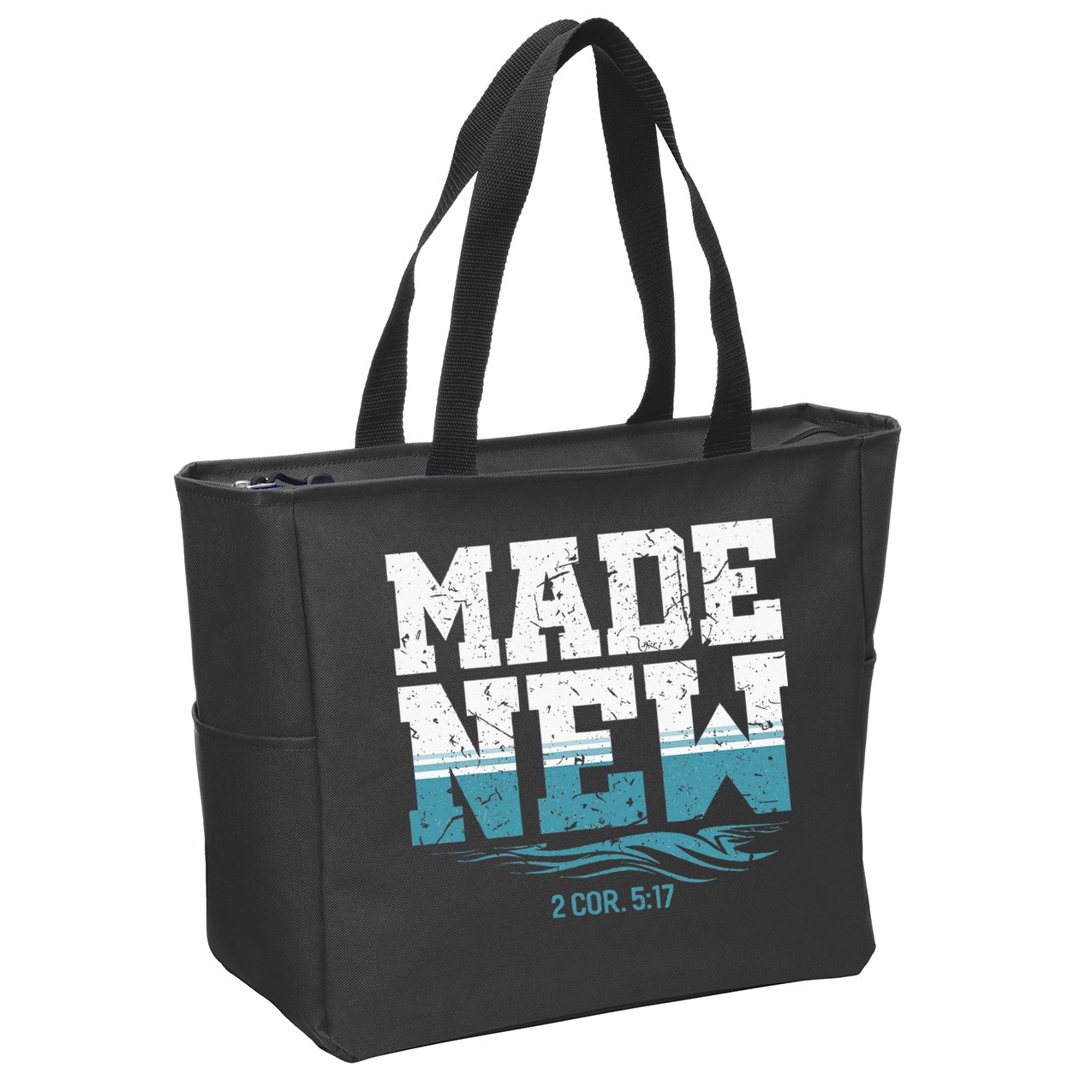 Made New Baptism Christian For  Zip Tote Bag