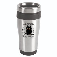 My Nice Button Is Out Of Order But My Bite Me Button Works Cool Gift 16oz Travel Tumbler