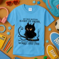 My Nice Button Is Out Of Order But My Bite Me Button Works Cool Gift Kids T-Shirt