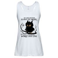 My Nice Button Is Out Of Order But My Bite Me Button Works Cool Gift Ladies Essential Flowy Tank