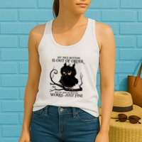 My Nice Button Is Out Of Order But My Bite Me Button Works Cool Gift Womens Tank Top