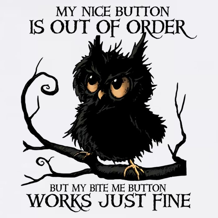 My Nice Button Is Out Of Order But My Bite Me Button Works Cool Gift Baby Bodysuit