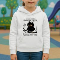 My Nice Button Is Out Of Order But My Bite Me Button Works Cool Gift Kids Hoodie