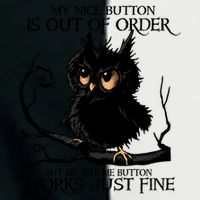My Nice Button Is Out Of Order But My Bite Me Button Works Cool Gift Infant Baby Jersey Bodysuit