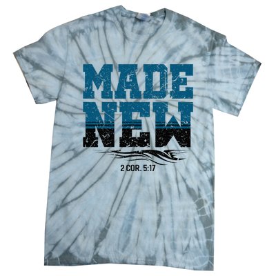 Made New Baptism Christian Tie-Dye T-Shirt