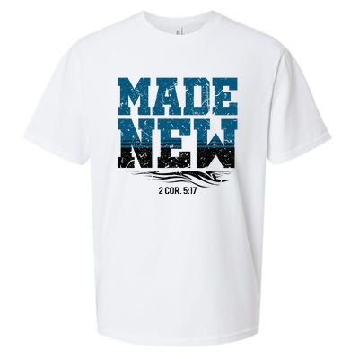 Made New Baptism Christian Sueded Cloud Jersey T-Shirt