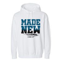 Made New Baptism Christian Garment-Dyed Fleece Hoodie