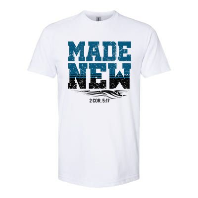 Made New Baptism Christian Softstyle CVC T-Shirt