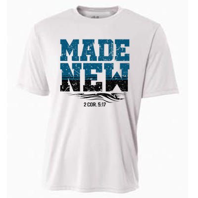 Made New Baptism Christian Cooling Performance Crew T-Shirt