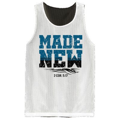 Made New Baptism Christian Mesh Reversible Basketball Jersey Tank