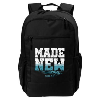 Made New Baptism Christian For Baptized Daily Commute Backpack