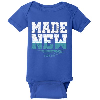 Made New Baptism Christian For Baptized Baby Bodysuit