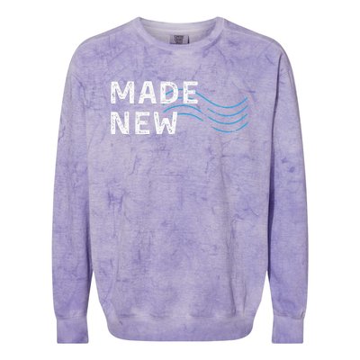 Made New Baptism Colorblast Crewneck Sweatshirt