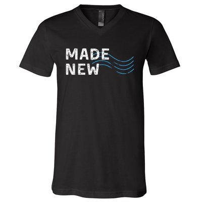 Made New Baptism V-Neck T-Shirt