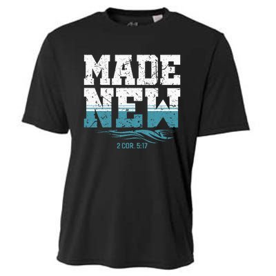 Made New Baptism Christian For Baptized Cooling Performance Crew T-Shirt