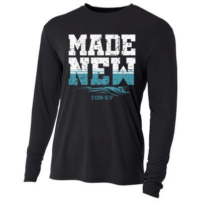 Made New Baptism Christian For Baptized Cooling Performance Long Sleeve Crew