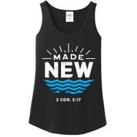 Made New Baptized For Adults Baptism Ladies Essential Tank