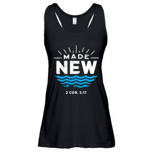 Made New Baptized For Adults Baptism Ladies Essential Flowy Tank