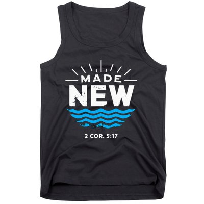 Made New Baptized For Adults Baptism Tank Top