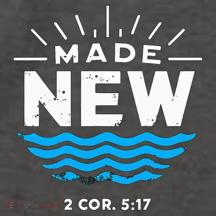 Made New Baptized For Adults Baptism Vector Backpack