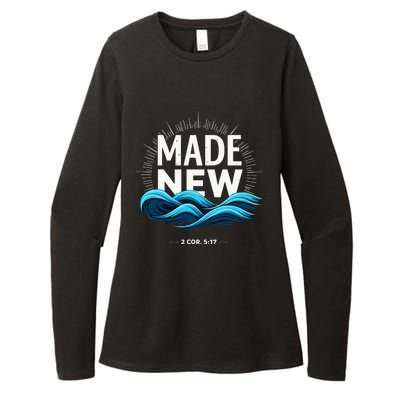 Made New Baptized Baptism Womens CVC Long Sleeve Shirt