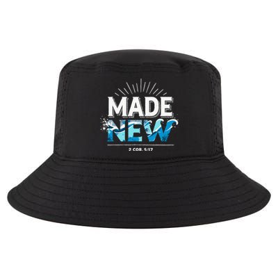 Made New Baptized Baptism Cool Comfort Performance Bucket Hat