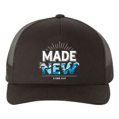 Made New Baptized Baptism Yupoong Adult 5-Panel Trucker Hat