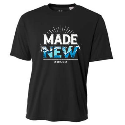 Made New Baptized Baptism Cooling Performance Crew T-Shirt