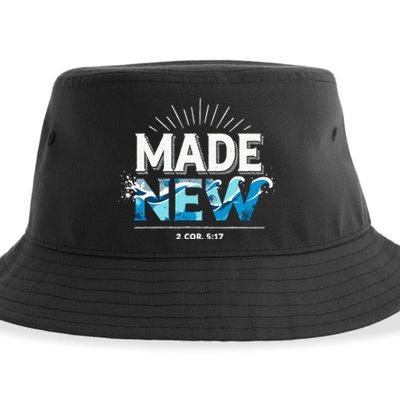 Made New Baptized Baptism Sustainable Bucket Hat