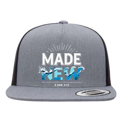 Made New Baptized Baptism Flat Bill Trucker Hat