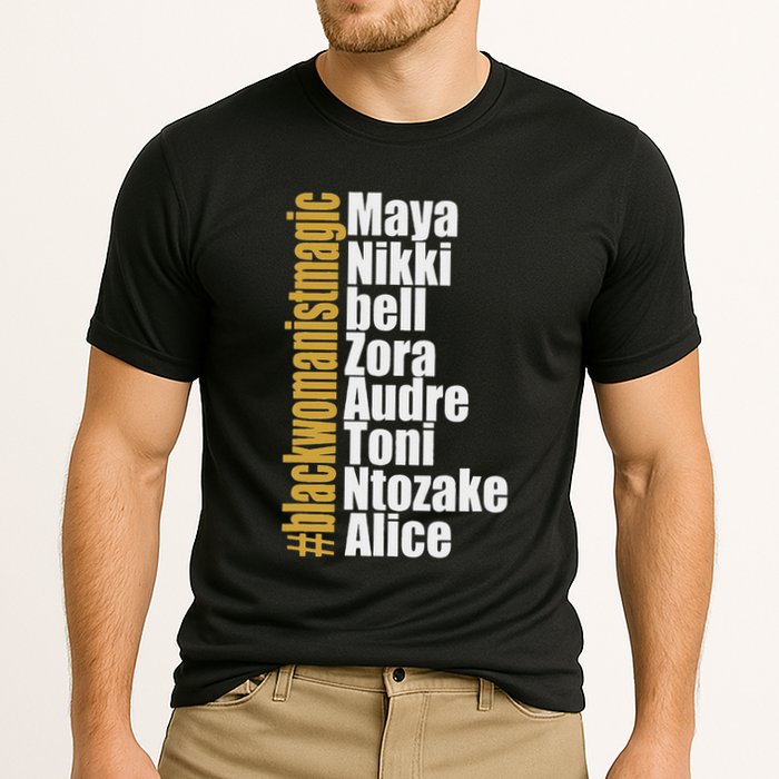 Maya Nikki Bell Zora Audre Toni Ntozake Alice Womanism Magic Cooling Performance Crew T-Shirt