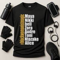Maya Nikki Bell Zora Audre Toni Ntozake Alice Womanism Magic Cooling Performance Crew T-Shirt