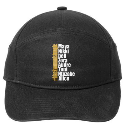 Maya Nikki Bell Zora Audre Toni Ntozake Alice Womanism Magic 7-Panel Snapback Hat