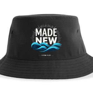 Made New Baptized Baptism Gift Sustainable Bucket Hat