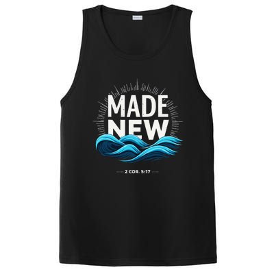 Made New Baptized Baptism Gift PosiCharge Competitor Tank