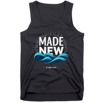 Made New Baptized Baptism Gift Tank Top