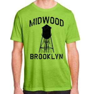 Midwood Nyc Brooklynite Gift Brooklyn Water Tower Gift Adult ChromaSoft Performance T-Shirt