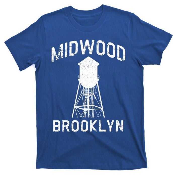 Midwood Nyc Brooklynite Gift Brooklyn Water Tower Gift T-Shirt