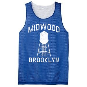 Midwood Nyc Brooklynite Gift Brooklyn Water Tower Gift Mesh Reversible Basketball Jersey Tank