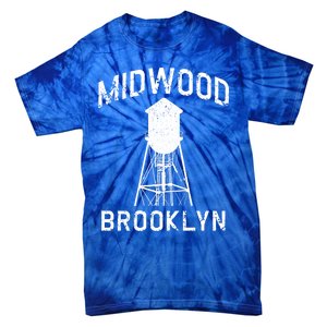 Midwood Nyc Brooklynite Gift Brooklyn Water Tower Gift Tie-Dye T-Shirt