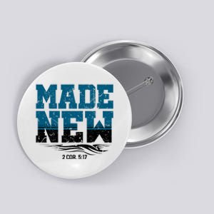 Made New Baptism Christian Button