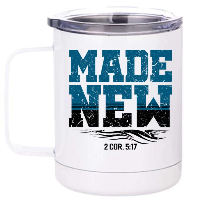 Made New Baptism Christian 12 oz Stainless Steel Tumbler Cup