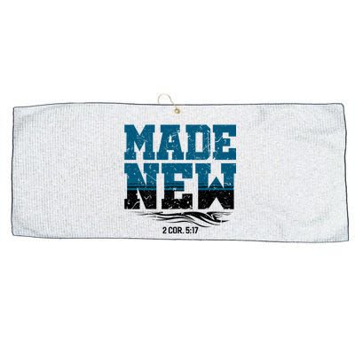 Made New Baptism Christian Large Microfiber Waffle Golf Towel