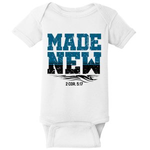 Made New Baptism Christian Baby Bodysuit