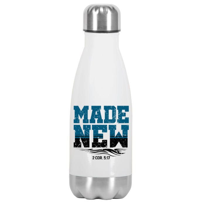 Made New Baptism Christian Stainless Steel Insulated Water Bottle