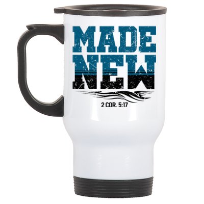 Made New Baptism Christian Stainless Steel Travel Mug