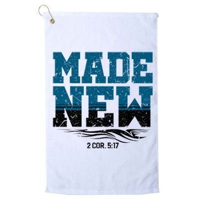 Made New Baptism Christian Platinum Collection Golf Towel