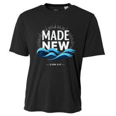 Made New Baptized Baptism Cooling Performance Crew T-Shirt