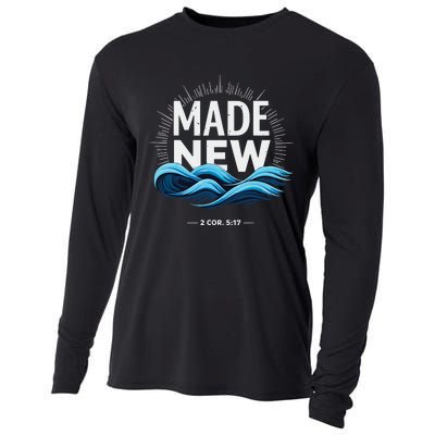 Made New Baptized Baptism Cooling Performance Long Sleeve Crew