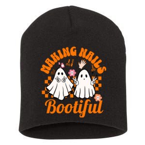 Making Nails Bootiful Halloween For Nail Technicians Artists Short Acrylic Beanie